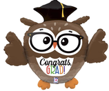 Palloncino in Foil 28" Super Shape Laurea Gufo "Owl Grad"