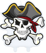 candela teschio pirati