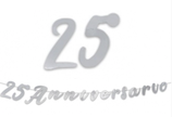 Festone 25° Anniversario "Anniversary" 3mt