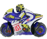 Palloncino in Foil 38" Super Shape Moto GP Blu