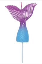 Candelina Sagomata Coda di Sirena "Mermaid"