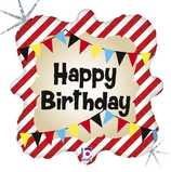 PALLONCINO IN FOIL 18" HAPPY BIRTHDAY PIRATI "PIRATE"