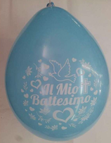 Palloncino in Lattice 12" Il mio Battesimo Celeste 20pz