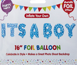 foil it's a boy con pois