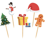 Picks di Natale Assortiti 25pz