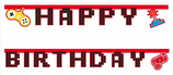 Festone Happy Birthday "Gaming Party" 2mt