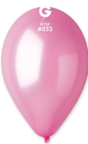 PALLONCINO IN LATTICE 13” METALLIZZATO 50PZ toni del rosa