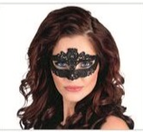 maschera in pizzo ricamata 1pz