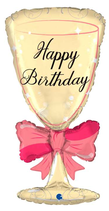 Palloncino in Foil 36" Super Shape Calice Happy Birthday