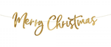 Banner oro Merry Cristmas 83 cm