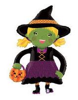 strega halloween con porta dolci