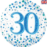 Palloncino in Foil 18" Blu "Sparkling Fizz"