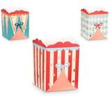 Box Porta Popcorn a Tema Circo 6pz