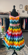 Vintageinspired Kleid Rainbow