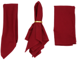 LEINENSERVIETTE ROT