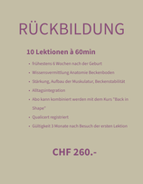 Rückbildung