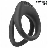 Anillo doble estriado