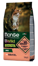 Monge BWild Grain Free Adult Salmone con Piselli 1,5 Kg