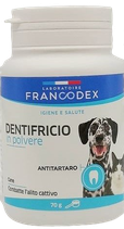 Dentifricio cane Francodex in polvere