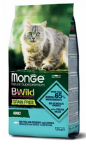 Monge BWild Grain Free Adult Merluzzo con Patate e Lenticchie 1,5 Kg