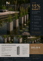 Betonkübel Wasserfest