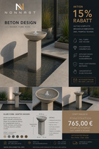 Beton Wasserbrunnen