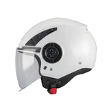 Casco Jet Mt Helmets Aeris Pure Bianco Lucido