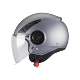 Casco Jet Mt Helmets Aeris Pure Grigio Opaco