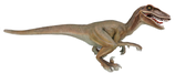 RIWD7W Velociraptor Dinosaurier Figur lebensgroß