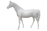 121000 Pferde Figur lebensgroß weiß Rohling