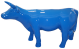 RISAB002 Kuh Figur blau