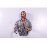 HWRIVHD-140104 Zombie Wandrelief Figur lebensgroß