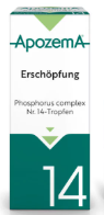 Apozema Tropfen Nr. 14 Erschöpfung Phosphorus 50 ml