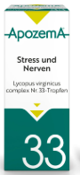 Apozema Tropfen Nr. 33 Stress und Nerven Lycopus virginicus complex 50 ml
