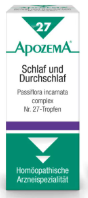 Apozema Tropfen Nr. 27 Schlaf und Durchschlaf Passiflora incarnata complex 50 ml