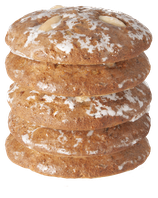5 Elisen Lebkuchen glutenfrei weiß