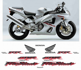グラフィックステッカー CBR 929 RR FIREBLADE 2001 SILVER