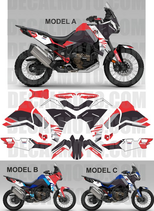 グラフィックステッカー アフリカツイン CRF1100L 2024 - TRIBUTE BC