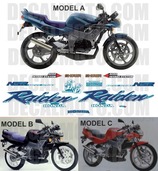 グラフィックステッカー NSR 125 F RAIDEN JC22