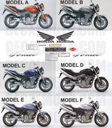 グラフィックステッカー CB600F 2005 - 2006