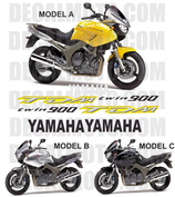 グラフィックステッカー TDM 900 2002