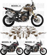 グラフィックステッカー アフリカツイン CRF1000 L CAMO