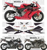 グラフィックステッカー CBR 1000 RR 2005 RACING