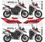 グラフィックステッカー TRK 702 X FRONT KIT SIGN WHITE