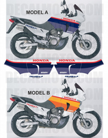 グラフィックステッカー TRANSALP XL 650 V TRIBUTE 87 WHITE GREY