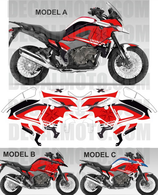 グラフィックステッカー VFR 1200 X クロスツアラー ADVENTURE RED