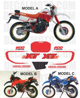 グラフィックステッカー XT 600 2KF 1987 - 1989