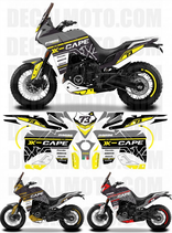 グラフィックステッカー XCAPE 649 FACTORY RACING GREY PRO