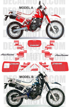 グラフィックステッカー DR 650 1991 R DAKAR