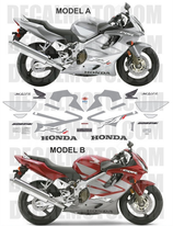 グラフィックステッカー CBR 600 F4i 2005